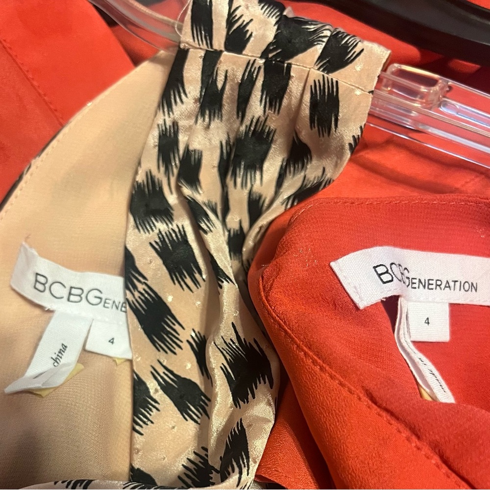 “Bundle” Bcbgeneration Black And Tan Asymmetrical… - image 5